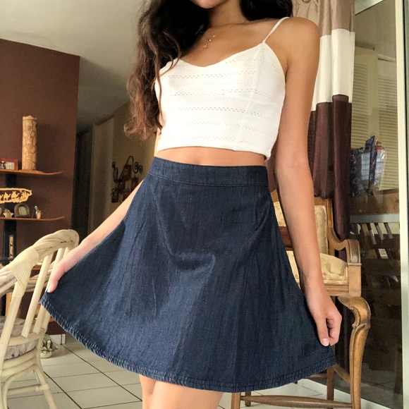 Jean Skater Skirt - Picture 4 of 5